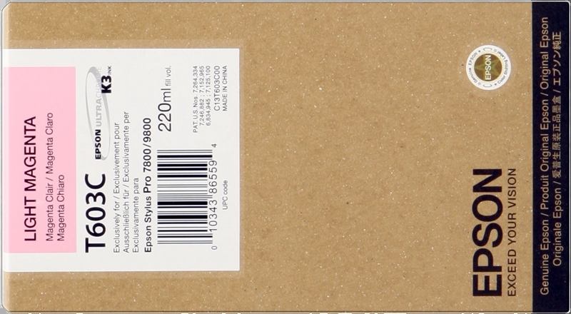 Epson T603C Magenta Light Cartucho de Tinta Original