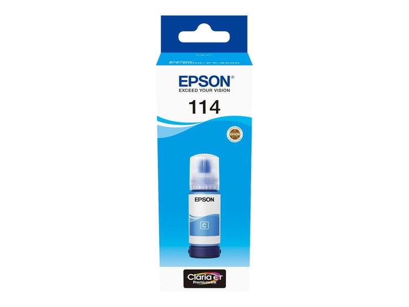 Epson 114 Cyan Botella de Tinta Pigmentada Original