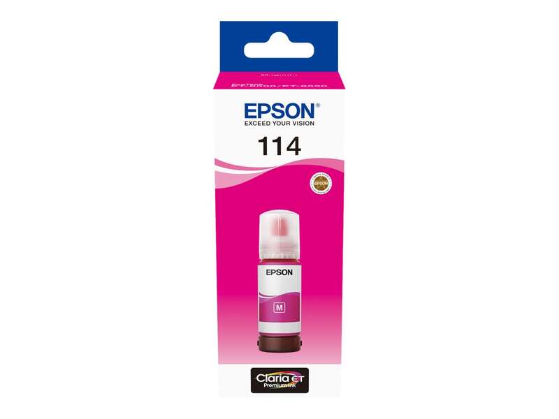 Epson 114 Magenta Botella de Tinta Pigmentada Original
