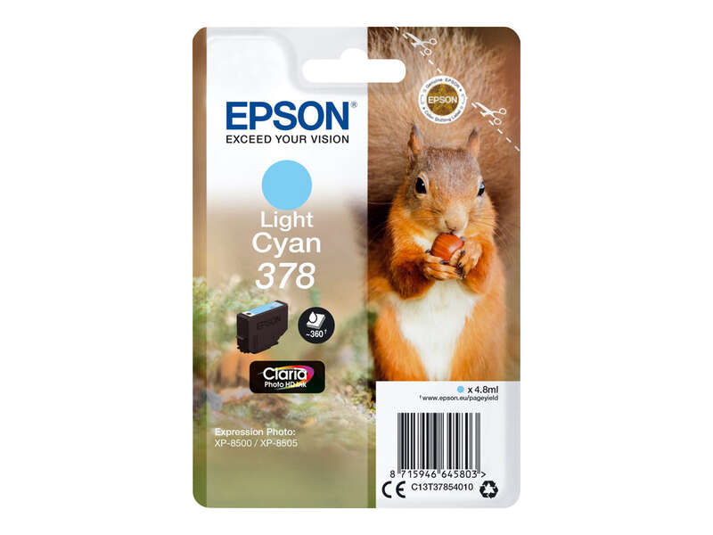 Epson 378 Cyan Light Cartucho de Tinta Original