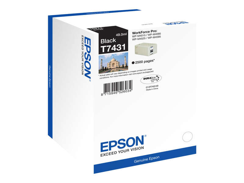 Epson T7431 Negro Cartucho de Tinta Original