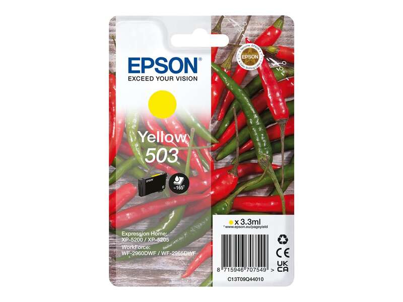 Epson 503 Amarillo Cartucho de Tinta Original
