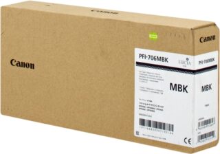 Canon PFI706 Negro Mate Cartucho de Tinta Original