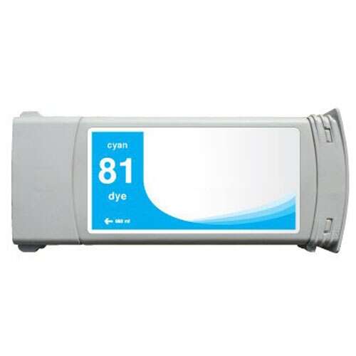 HP 81 Cyan Cartucho de Tinta Generico Tuink - Imagen 2