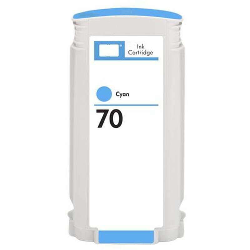HP 70 Cyan Cartucho de Tinta Pigmentada Generico Tuink - Imagen 2