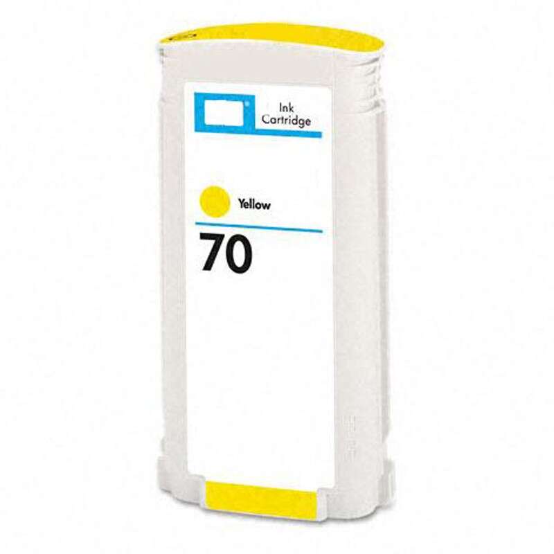 HP 70 Amarillo Cartucho de Tinta Pigmentada Generico Tuink - Imagen 2