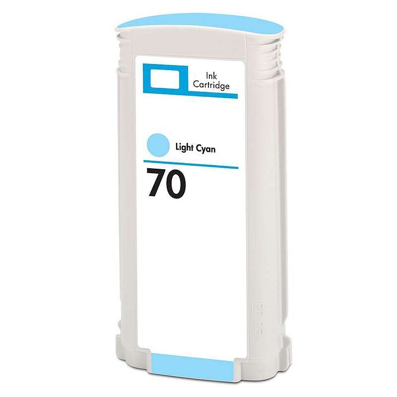 HP 70 Cyan Light Cartucho de Tinta Pigmentada Generico Tuink - Imagen 2