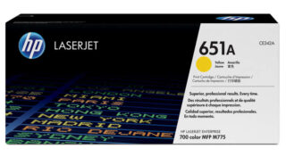HP CE342A Amarillo Cartucho de Toner Original - 651A