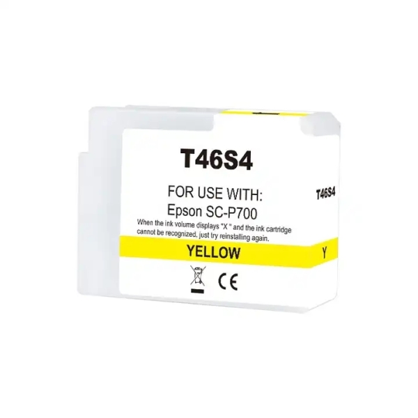 Epson T46S4 Amarillo Cartucho de Tinta Pigmentada Generico Tuink - Imagen 2