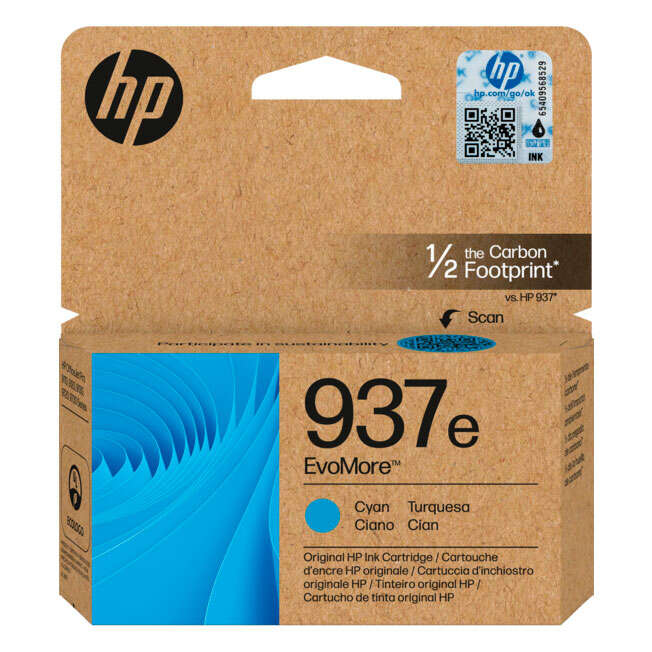HP 937e Cyan Cartucho de Tinta Original