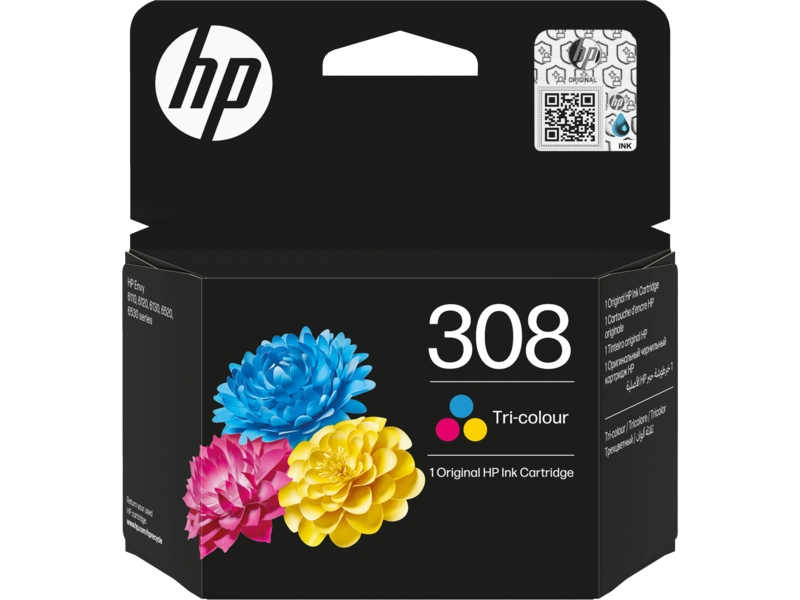 HP 308 Color Cartucho de Tinta Original