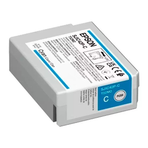 Epson SJIC42P-C Cyan Cartucho de Tinta Original