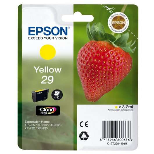 Epson T2984 (29) Amarillo Cartucho de Tinta Original