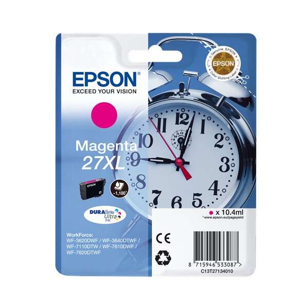 Epson T2713 (27XL) Magenta Cartucho de Tinta Original