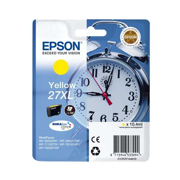 Epson T2714 (27XL) Amarillo Cartucho de Tinta Original