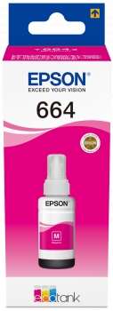 Epson T6643 Magenta Botella de Tinta Original