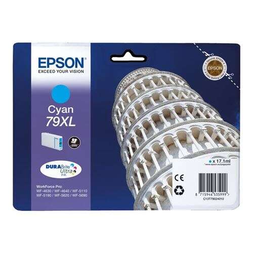 Epson T7902 (79XL) Cyan Cartucho de Tinta Original