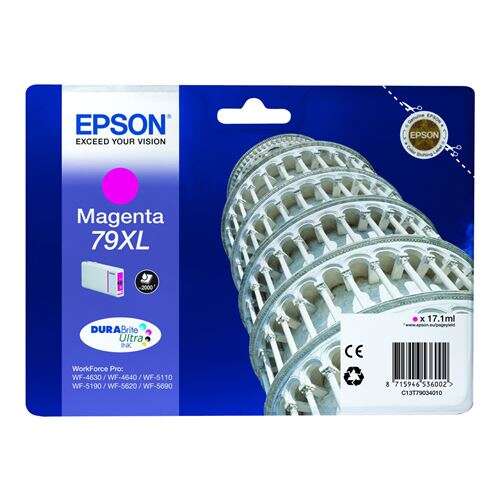Epson T7903 (79XL) Magenta Cartucho de Tinta Original