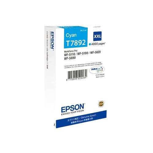 Epson T7892 Cyan Cartucho de Tinta Original