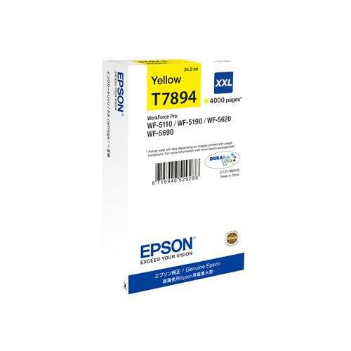 Epson T7894 Amarillo Cartucho de Tinta Original