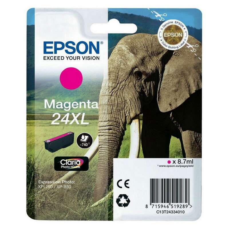 Epson T2433 (24XL) Magenta Cartucho de Tinta Original