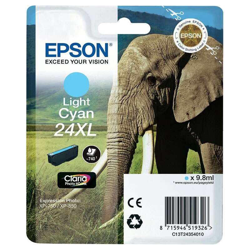 Epson T2435 (24XL) Cyan Light Cartucho de Tinta Original