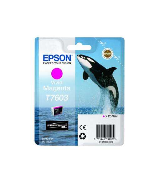 Epson T7603 Magenta Cartucho de Tinta Original