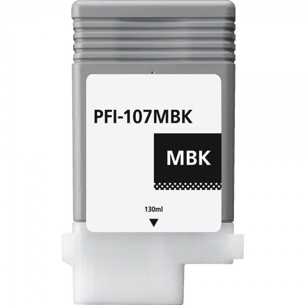 Canon PFI107 Negro Mate Cartucho de Tinta Pigmentada Generico Tuink - Imagen 2