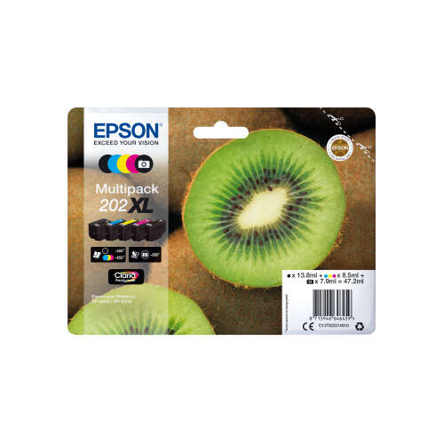 Epson 202XL Pack de 5 Cartuchos de Tinta Originales