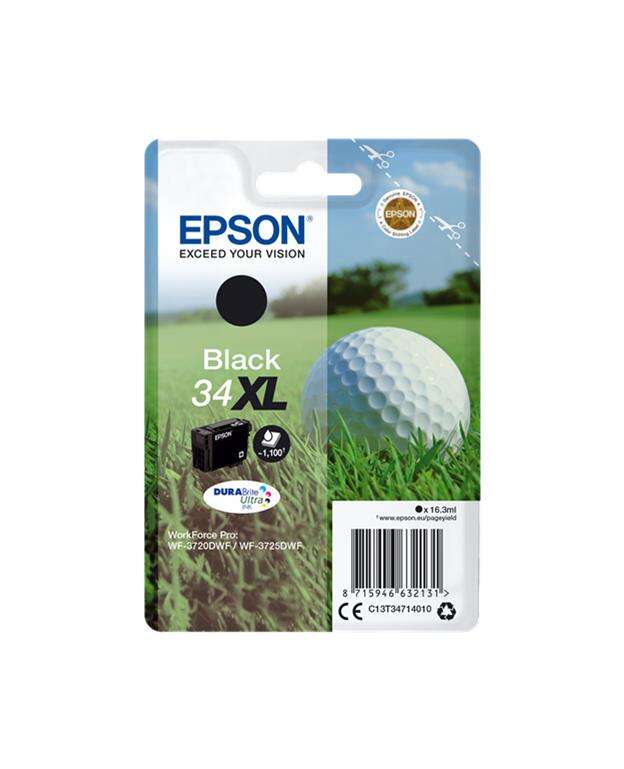 Epson T3471 (34XL) Negro Cartucho de Tinta Original