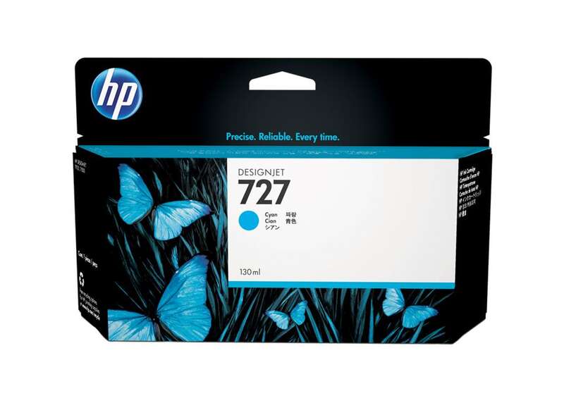 HP 727 Cyan Cartucho de Tinta Original