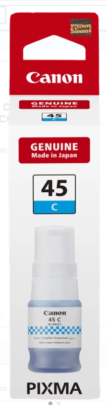 Canon GI45 Cyan Botella de Tinta Original - GI45C/6285C001